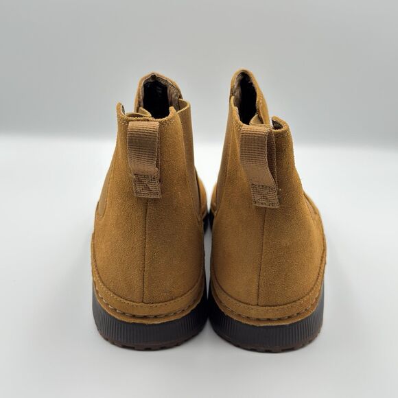 Chaco Paonia Chelsea Boots Caramel Brown Suede Upper Waterproof Women's 8 - Picture 4 of 10